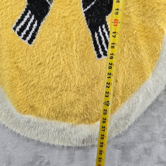 Farm Rio Size Small Yellow Eyelash Knit Toucan Oversized Sweater - Picture 7 of 9